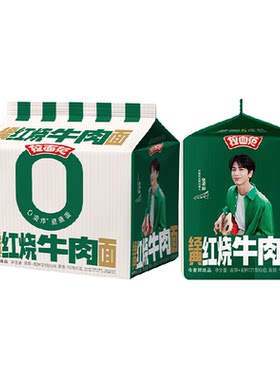 今麦郎拉面范绿牛红烧牛肉面劲道