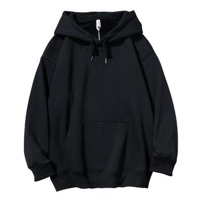 460g重磅纯色加绒连帽卫衣