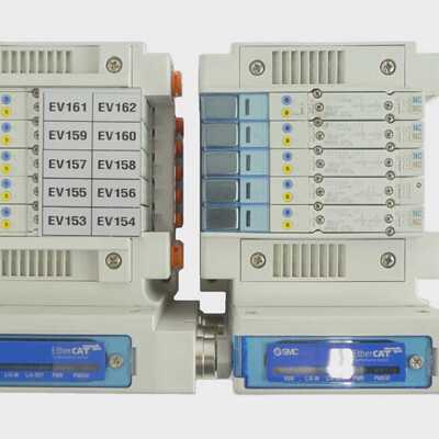 SMC EX260-SEC2 Pneumatic Manifold Reseller Lot of 2 Working