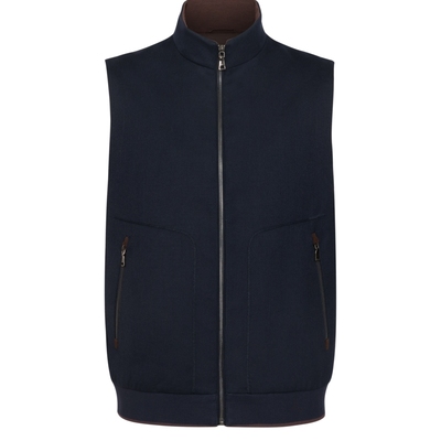 Satchi澳洲羊毛立领马甲