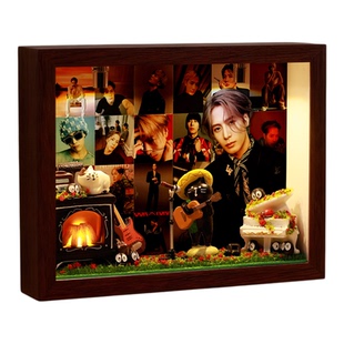 王嘉尔周边相框礼物生日创意玄关收纳摆件桌面卧室礼品明星演唱会