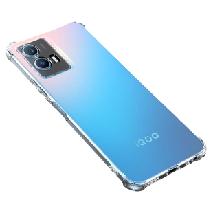 希凯适用vivoiqoou5手机壳透明IQOO U5X保护套软新款IQOOU5气囊防摔iqoou5e全包边硅胶外壳男女个性创意简约