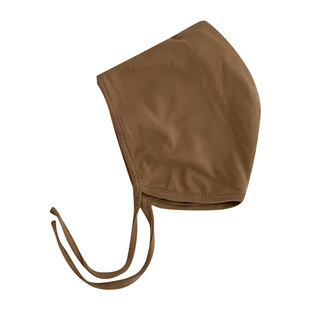 韩版三个月宝宝秋冬季外出护囟门小帽子幼儿系带囟门尖尖帽纯棉潮