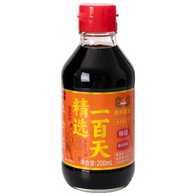 同丰精选一百天酿造酱油生抽包装