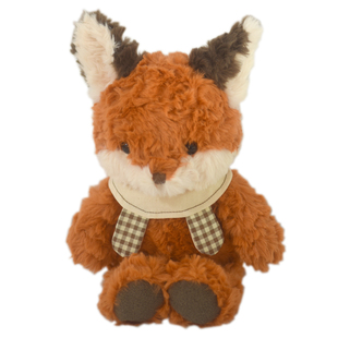 可爱围兜狐狸毛绒玩具少女心泰迪熊玩偶儿童安抚娃娃大象公仔礼物