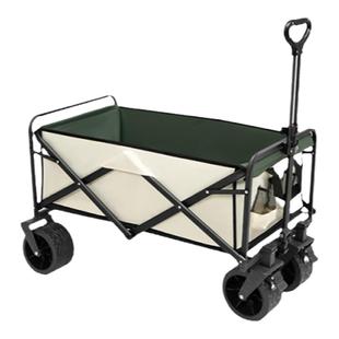 户外营地车可折叠露营车推车野餐小拖车拉杆车便携野营手拉手推车