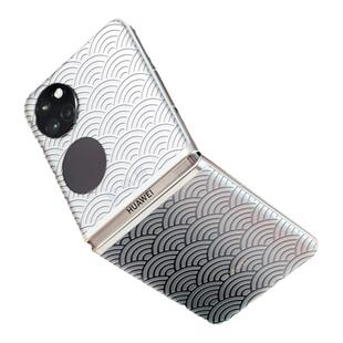 适用于华为pocket2/p50全包后膜透明pocket折叠屏全身防指纹边框膜透明磨砂防刮后盖侧面边框背膜防尘修复