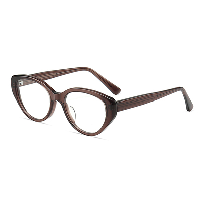 板材猫眼眼镜框女款近视可配