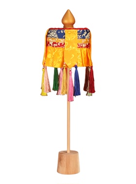 供奉家用用品实木彩色龙纹