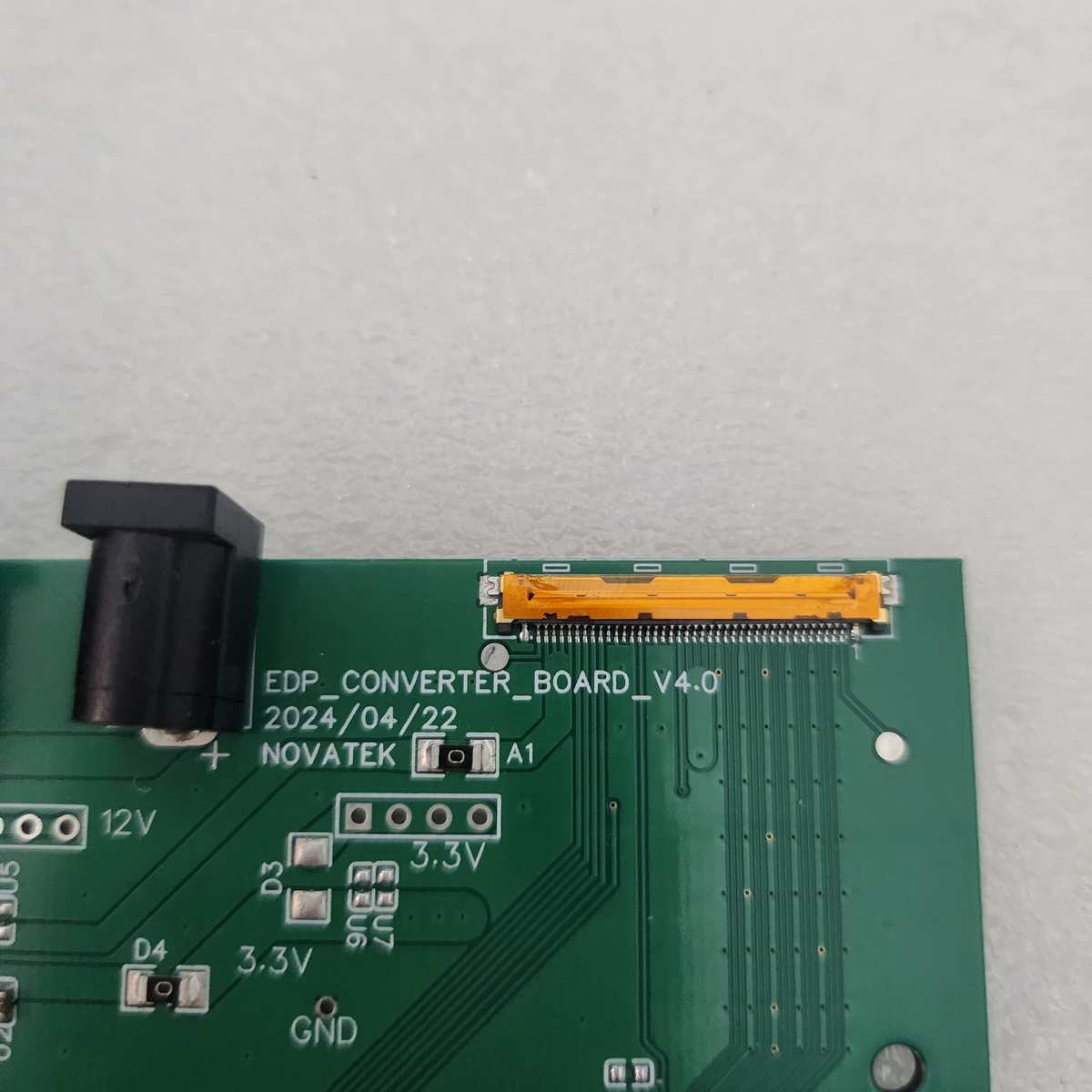 DP转eDP直连板老化点灯板测试板治具40P液晶屏驱动板BIST测屏工具