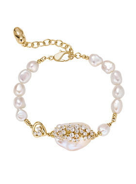 Amber Lollipop巴洛克珍珠手链女款轻奢小众精致2025新款圣诞礼物