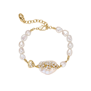 Amber Lollipop巴洛克珍珠手链女轻奢小众精致2025新款情人节礼物