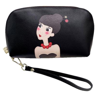 韩版印花软牛皮大容量手拎包钱包