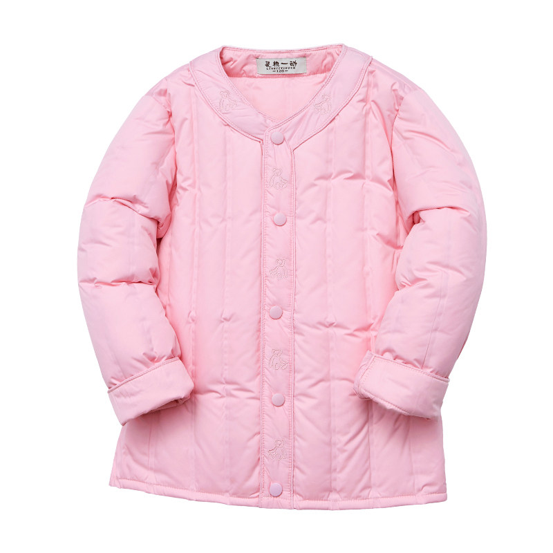 儿童轻薄羽绒服宝宝冬装学生保暖滑雪服内胆校服神器男女大童外套