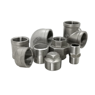 304不锈钢管件配件大全4接头6连接件1管弯头三通活接外丝管帽堵头