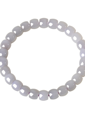 凤飞凰和田玉烟紫直切转运手链