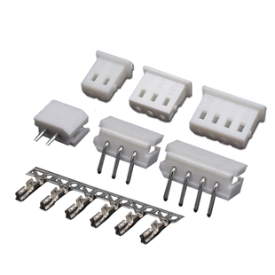 5264连接器直针弯针插座胶壳压线端子2p 3 4 6p-12p接插件2.5间距
