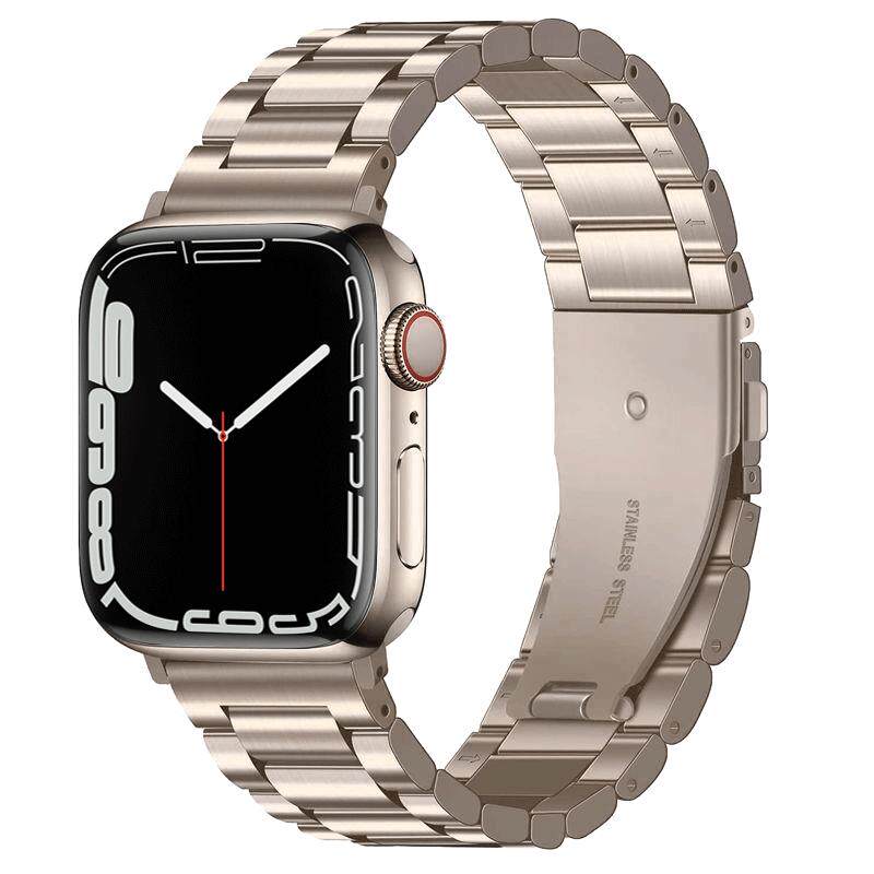 适用iwatchS10/S11苹果手表表带applewatch10/9/7/6/5代手表带智能金属se不锈钢49替换s7