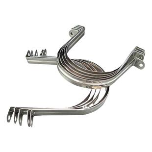 骑马卡墙上固定风管U型卡马鞍夹软烟管夹卡箍管道吊装支架半边扣