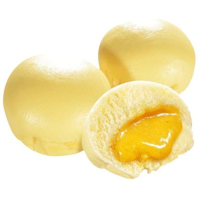 乐肴居大流沙包蛋黄奶黄包港式点心速冻食品半成品粥店大包子早餐