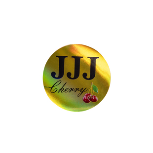 车厘子标签贴纸不干胶烫金1J2J3J4J进口分级车厘子商标圆形礼盒标