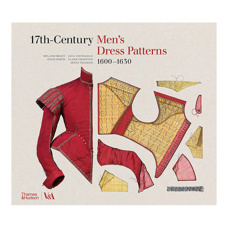 【现货】【T&H】17th-Century Men‘s Dress Patterns,十七世纪男装图案 英文服装设计艺术 服装历史英文原版图书籍进口正版
