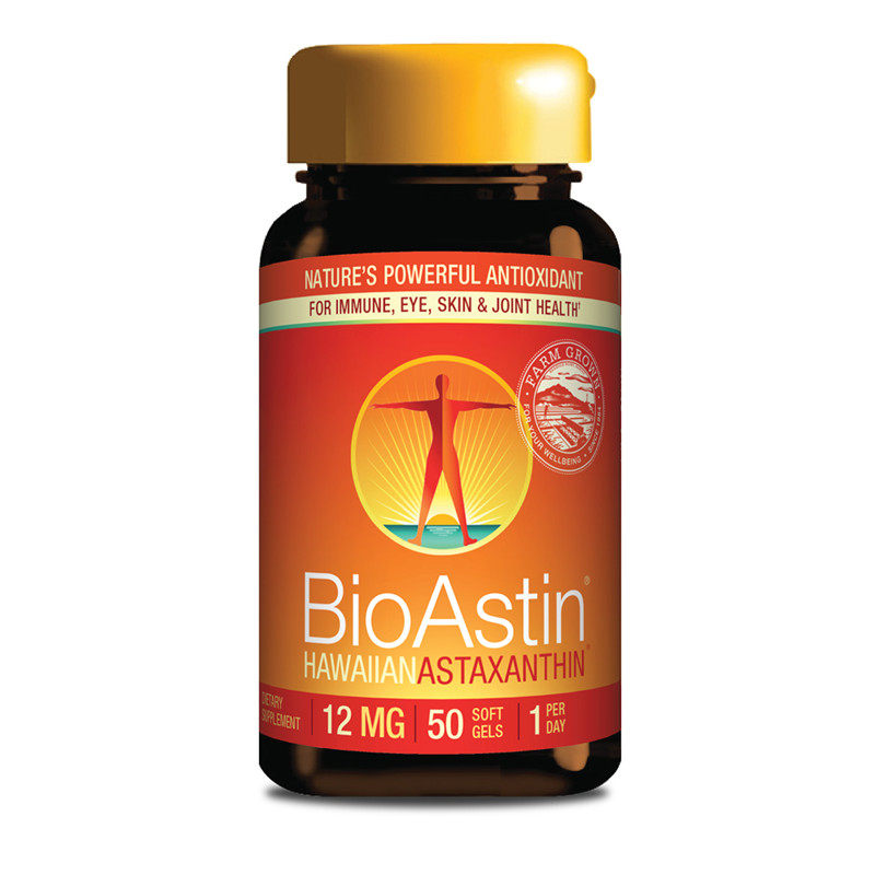 (1送1)美国bioastin虾青素百奥斯汀12mg虾红素天然虾磷油软胶囊