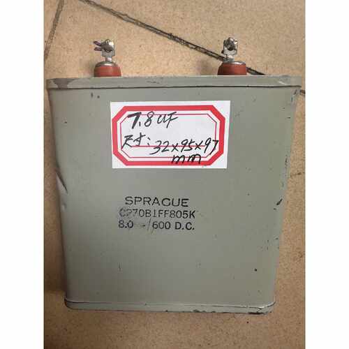 议价美国思碧 8uf/600v 油浸电容，不漏电不漏油，成色及尺