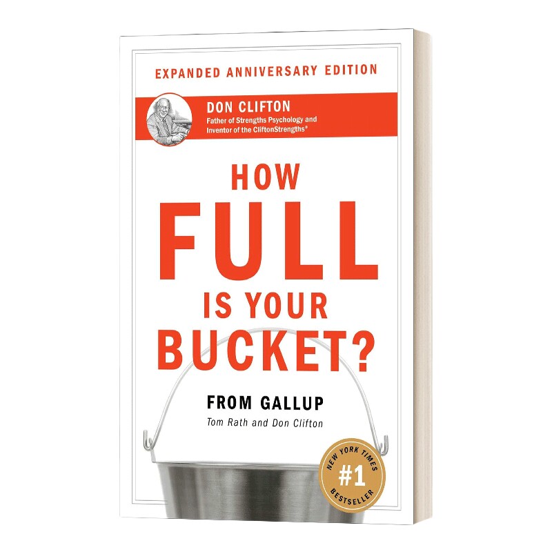 精装 英文原版 How Full Is Your Bucket 你的水桶有多满 工作与生活的积极策略 周年版 英文版 进口英语原版书籍