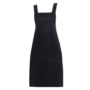 韩版时尚广告围裙定制logo印字奶茶店美甲咖啡店超市服务员工作服