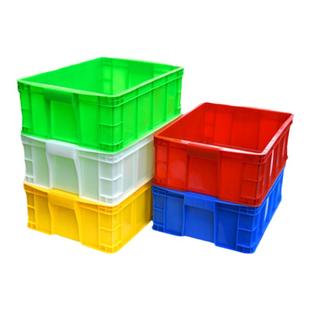 塑料周转箱长方形带盖加厚筐子超大号胶框储物箱收纳盒养鱼龟缸