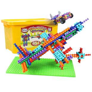 榫卯积木儿童拼装玩具竹节棍积木男孩生日礼物高难度智力解扣暑假