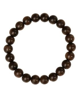 【自营】daisy beauty天然文莱沉香手串本命年木质佛珠单圈手链女