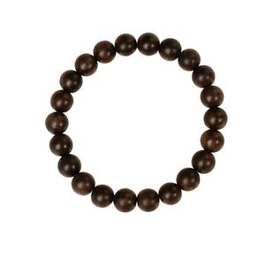 【自营】daisy beauty天然文莱沉香手串本命年木质佛珠单圈手链女