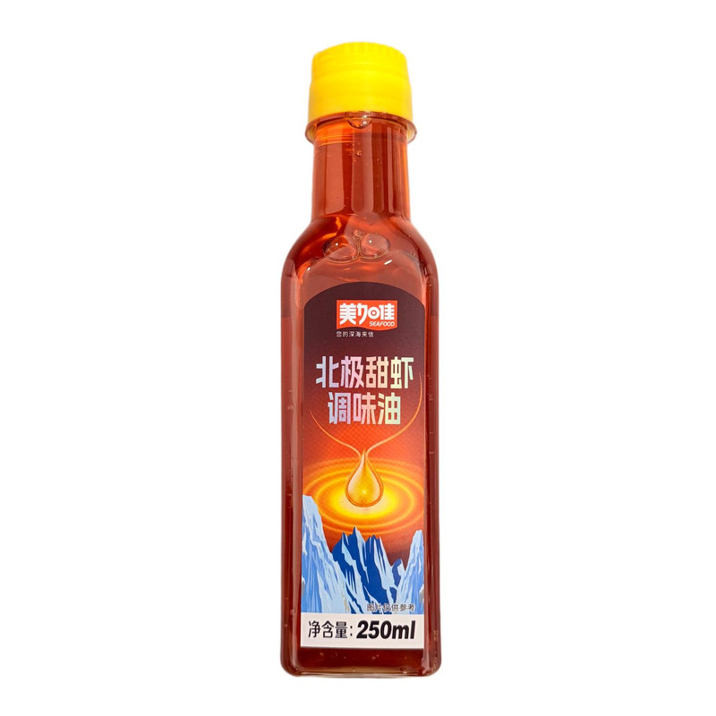 美加佳北极甜虾调味油250ml*24瓶