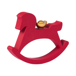 ins新年氛围感拍照道具 马年红色喜庆福字春节喜庆家居装饰化妆品美食静物摄影摆件场景布置拍摄背景布摇摇马