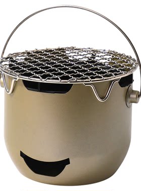 不锈钢网迷你围炉煮茶烧烤炉