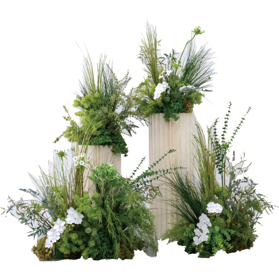 森系仿真绿植装饰可定制成品花艺