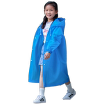 儿童雨衣一次性加厚全身可背书包男童防水连体透明女孩小学生雨披