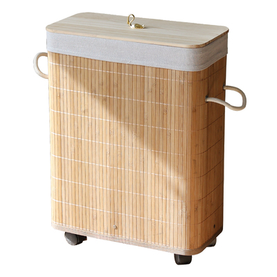 精纷优品竹编脏衣篮高颜值