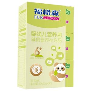 福格森婴幼儿营养包不含8大过敏源 含钙铁锌维生素6-36月龄宝宝