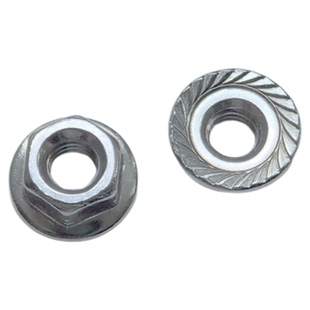 304不锈钢法兰螺母六角防松反牙细牙防滑螺帽M3M4M5M6M8M10M12M16