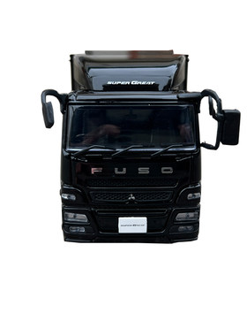 原厂厢式卡车模型1/43三菱货柜车模FUSO SUPERGREAT汽车合金摆件