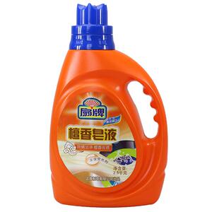 扇牌檀香皂液2.5kg低泡洗衣液不含荧光剂含椰油精华低泡易漂洗