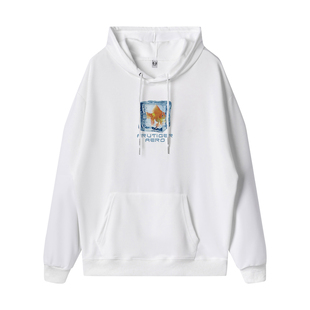 Coreland原创frutiger aero连帽衫秋卫衣Y2K千禧年亚文化小众宽松