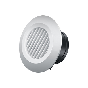 abs新风出风口系统排风装饰盖圆形通风口空调网罩换排气口风回罩