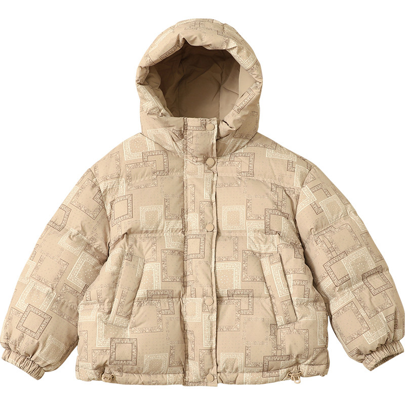 男童羽绒服短款2025冬季新款加厚童装羽绒服外套中大童装90绒4282