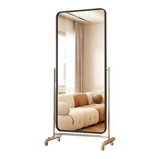 可移动全身镜落地镜家用服装店镜子显瘦试衣镜直播间美颜镜穿衣镜