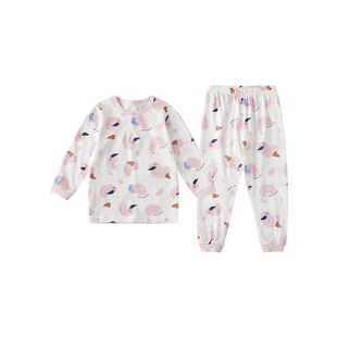 【轻暖】丽婴房春季儿童纯棉秋衣秋裤内衣套装男童A类家居空调服