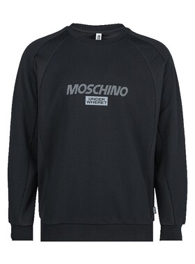 moschino全棉套头卫衣男士